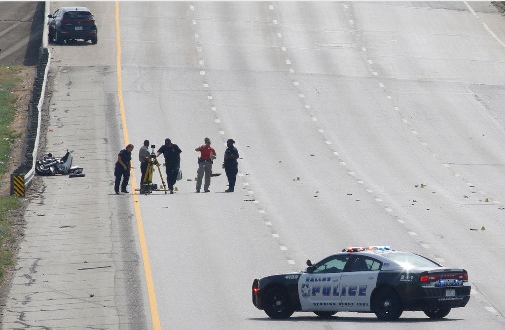 A Dallas police officer on a motorcycle was killed Saturday in a crash with an SUV on...