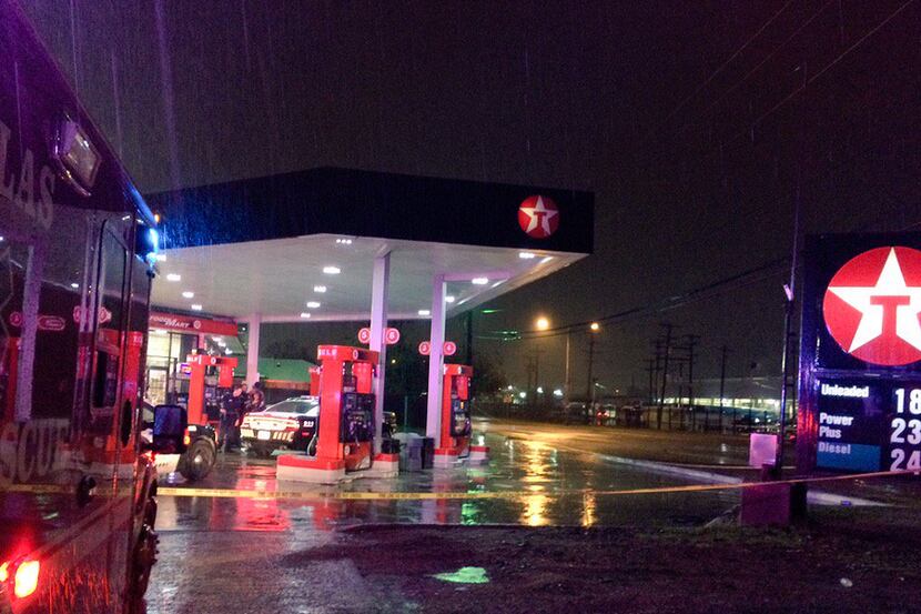 La gasolinera Texaco en donde falleció David Len McGary el 30 de octubre.(DPD)
