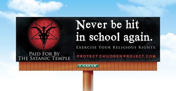 The Satanic Temple invites Texas students to fight corporal punishment by  invoking religious rights