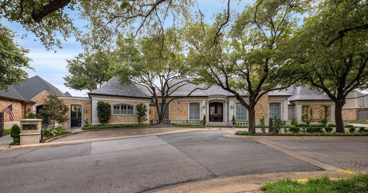 Marvel at the level of detail in this four-bedroom Dallas home