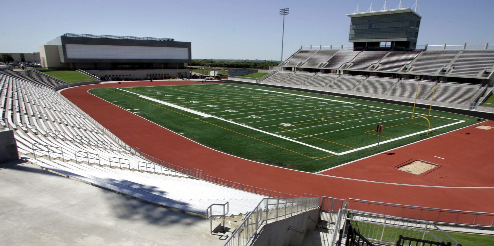 A view on the new DISD's Jesse Owens Memorial Athletic Complex, which includes the Ellis...