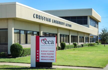 Christian Community Action office building in Denton County.