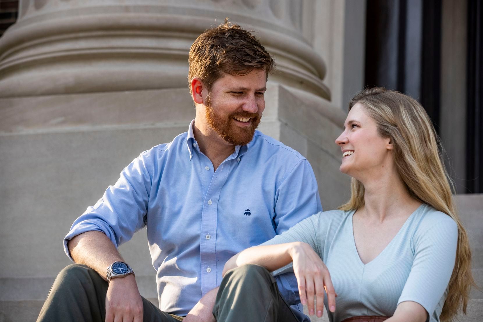  James McCormick and Lauren Ammerman met during their doctoral programs at Southern Methodist University while conducting research around a protein related to Alzheimer's disease. A romance blossomed, and now the two plan to marry. (Lynda M. González/The Dallas Morning News)