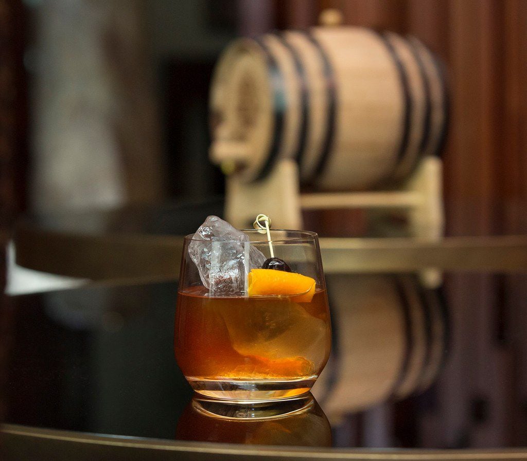 The Kikori Old Fashioned is offered at the new Tanoshi Hour at Nobu in Dallas.