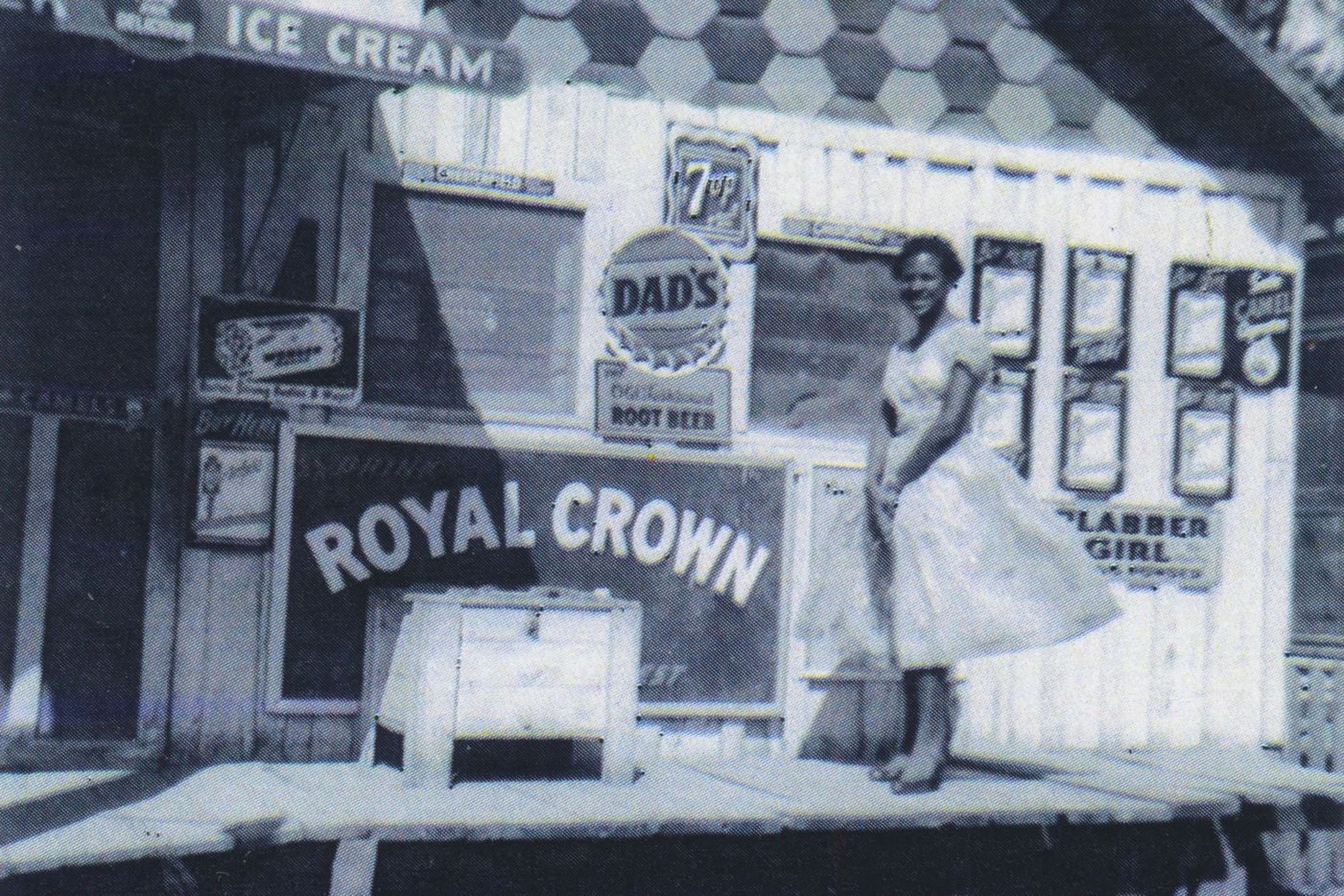 Gloria Jean Emory stands at the family grocery store on Muncie Avenue in the Gilbert-Emory...