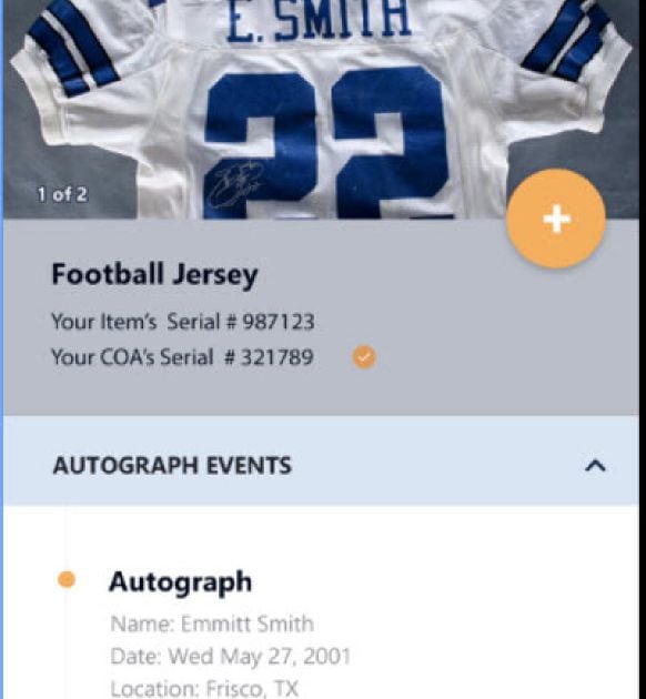 Former Dallas Cowboys star Emmitt Smith tackles phony sports collectibles  with tech