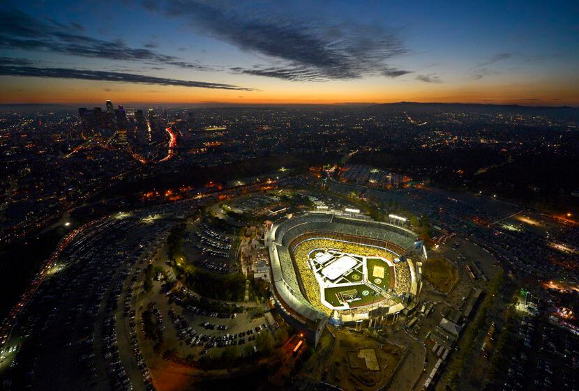 El Dodger Stadium. Foto AP