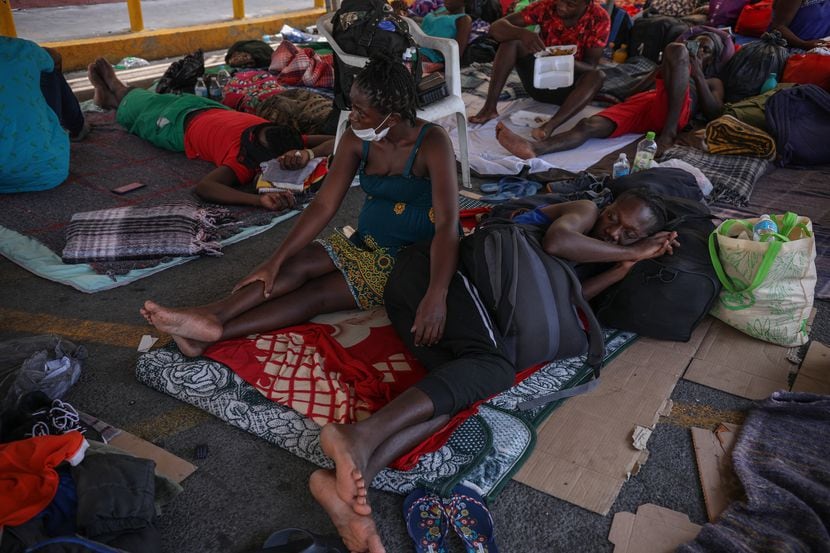 Cientos de migrantes de Haití se han refugiado en Casa INDI en Monterrey, México.
