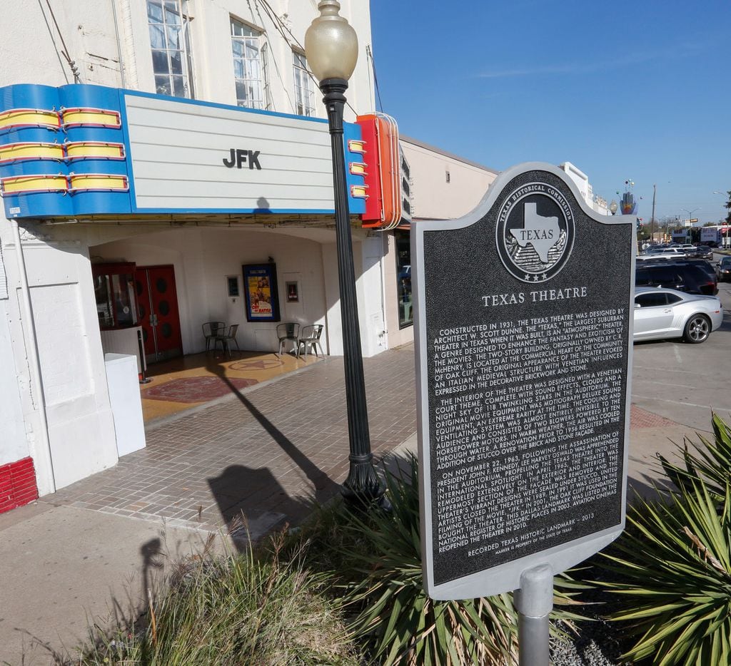 Oak Cliffs Texas Theatre Gets New Jfk Historical Marker That Fixes The Record 