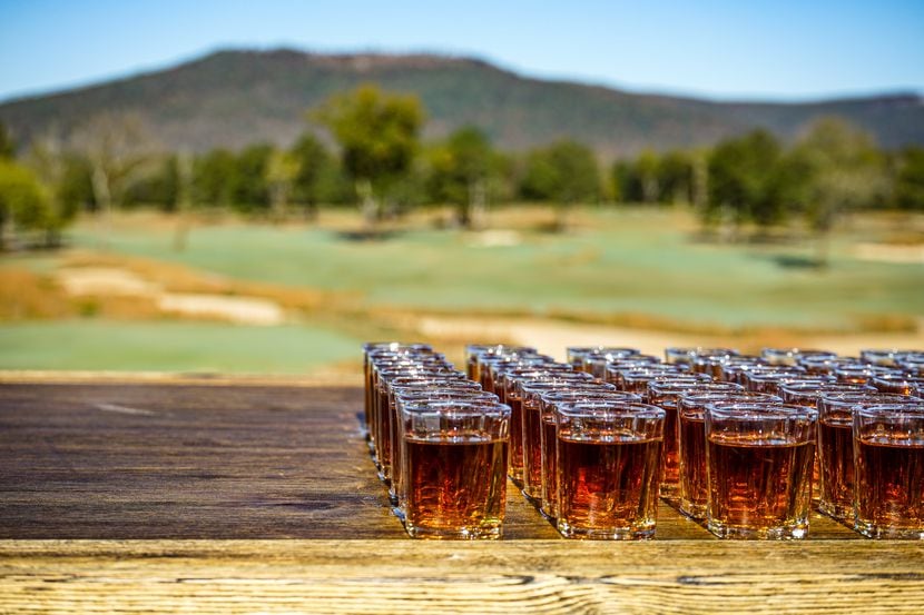 As the story goes, visitors to Sweetens Cove Golf Club in Tennessee would take a shot of...