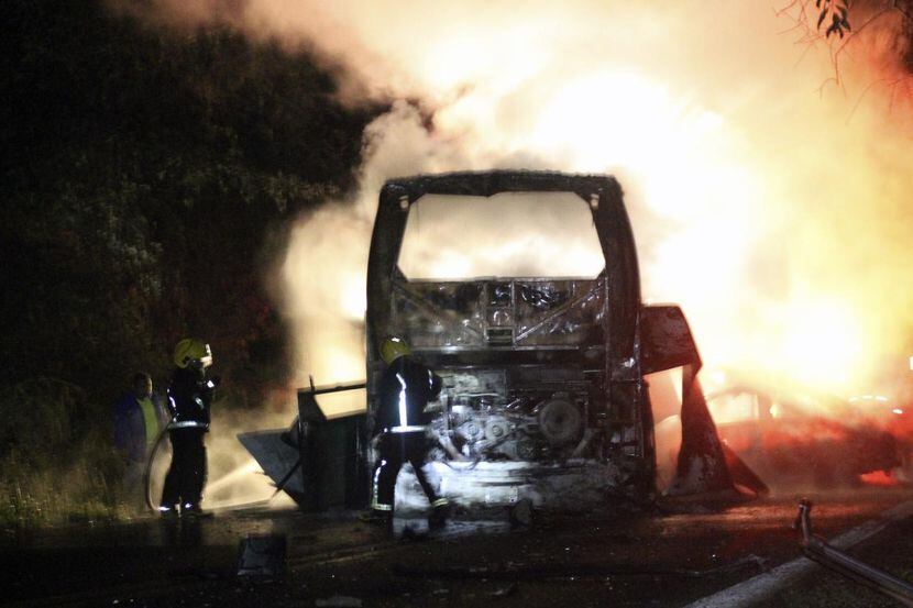 Al menos 24 personas murieron en un accidnete de tránsito en Jalpán, Puebla. (AFP/GETTY...