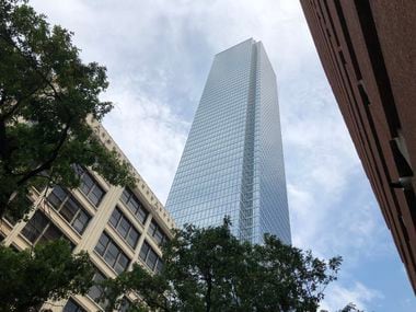About one-fourth of the retail space at Bank of America Plaza is vacant.