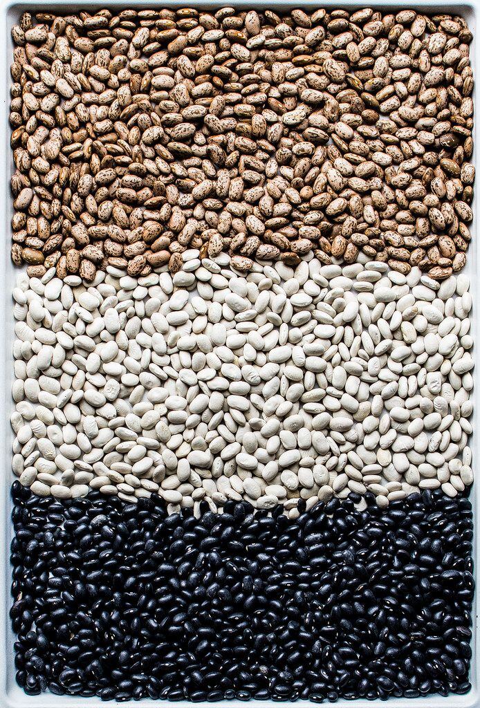 White beans, black beans and pinto beans can be used in the Instant Pot without soaking.