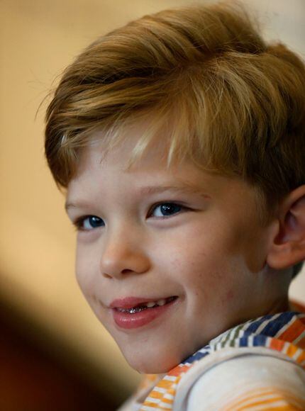 Will Woleben, 6, of McKinney, has a rare neurodegenerative disease called Leigh syndrome. 