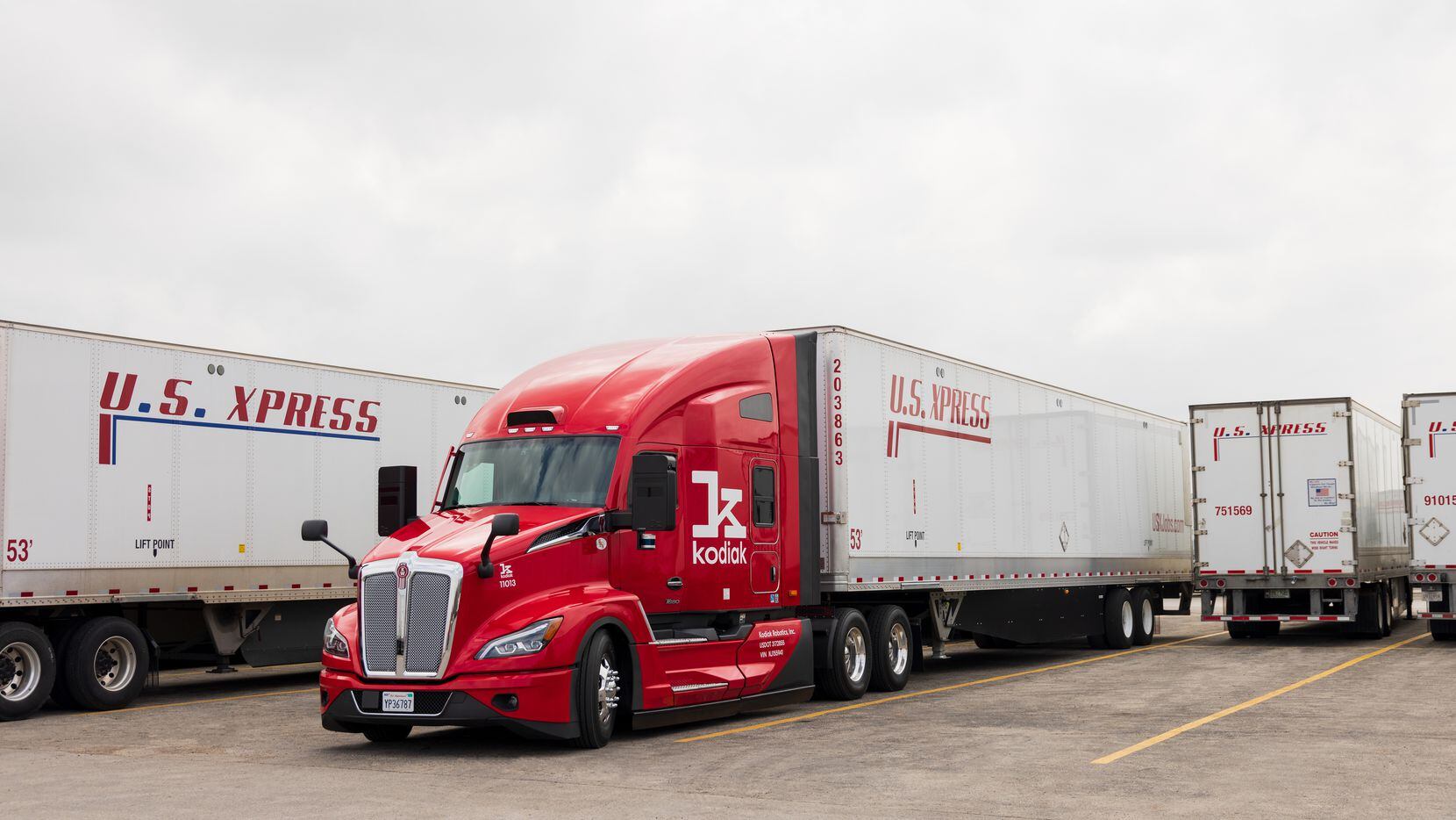 During test runs in March, a Kodiak autonomous semi-truck picked up and delivered U.S....