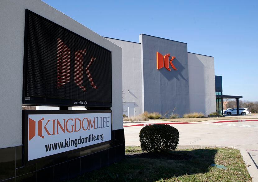 Exterior of KingdomLife church on Tuesday, January 26, 2021in Frisco, Texas.  (Vernon...