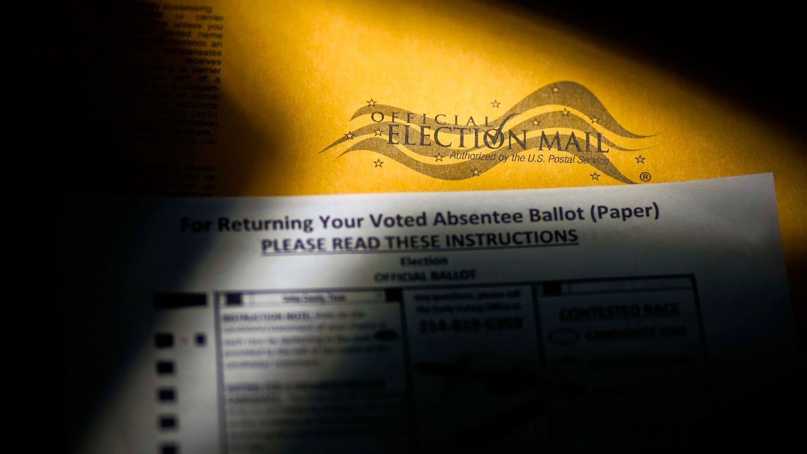 La expansión del voto por correo es parte de una demanda entre el estado de Texas y el...
