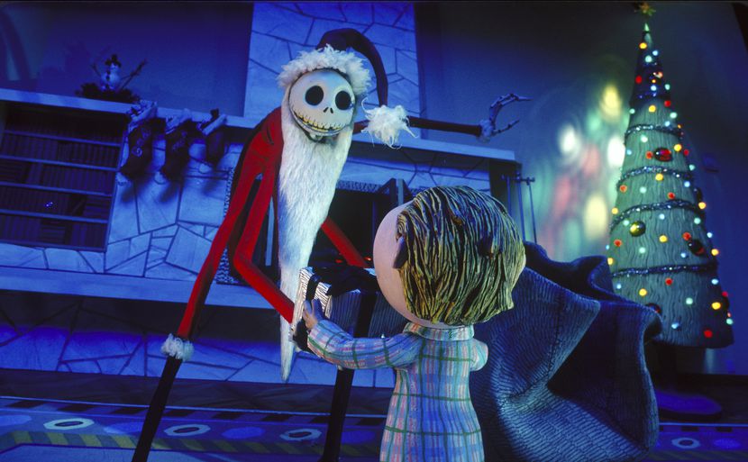 Jack Skellington busca arruinar la Navidad en "The Nightmare Before Christmas", de Tim Burton.