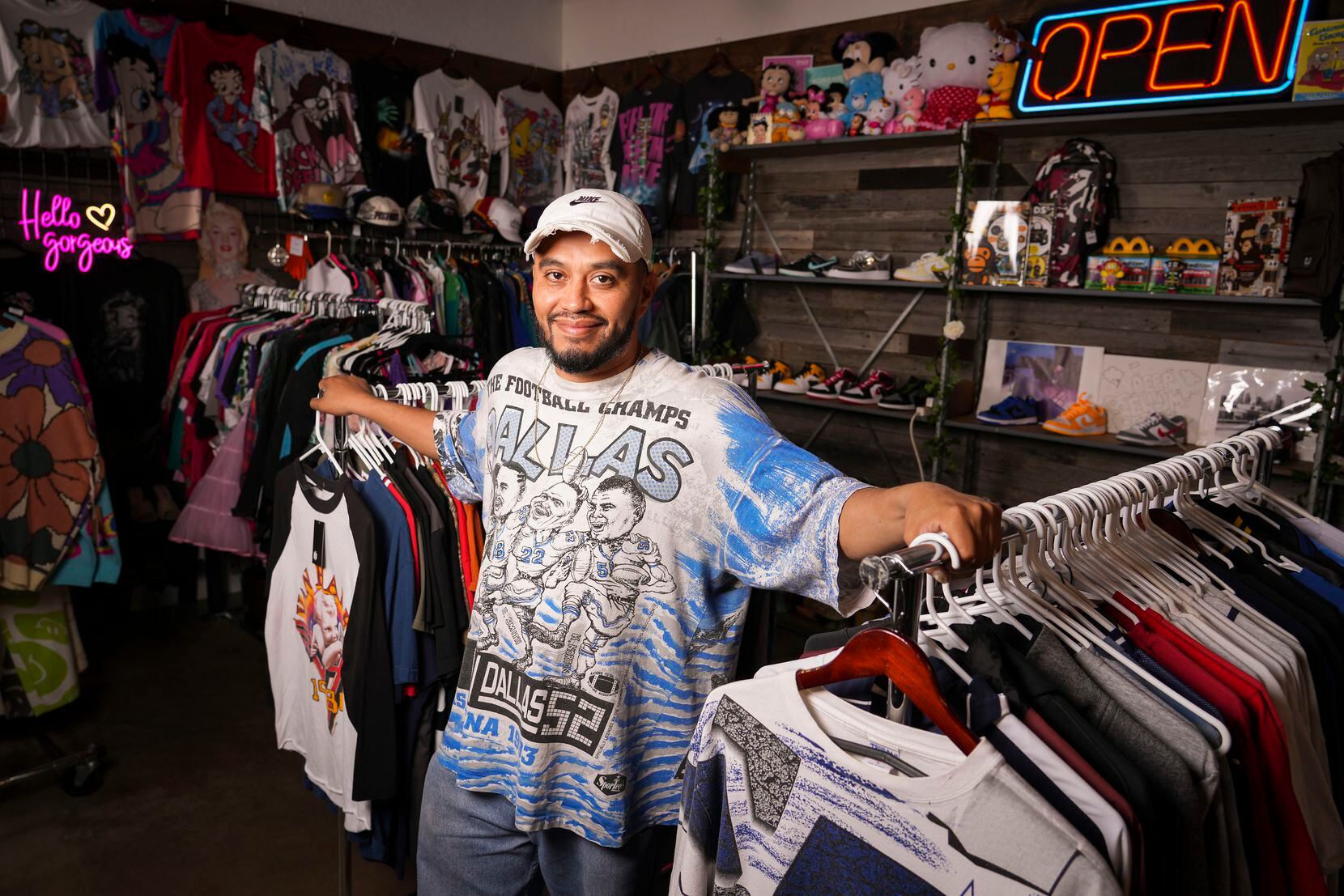 Jorge Torres sold products online and at pop-up events before opening his Real Street Jams...