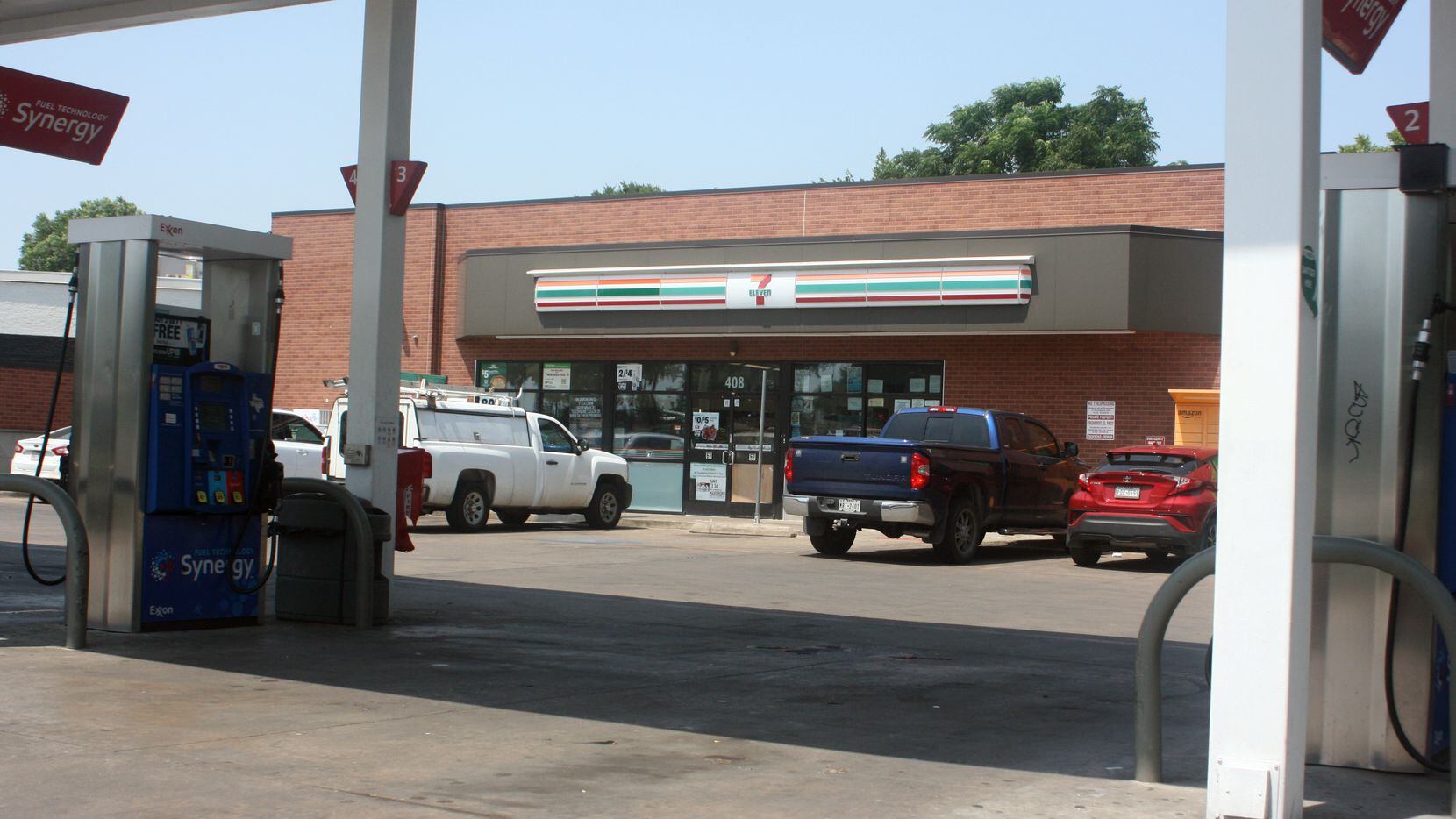 An employee was fatally shot June 19, 2023, at this 7-Eleven in the 400 block of North...