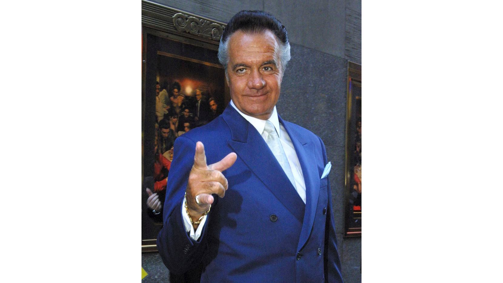FILE - Tony Sirico who plays Paulie Walnuts on the HBO series "The Sopranos" arrives for the...