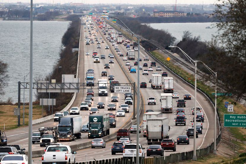 File image of Interstate 30 in Rockwall County.