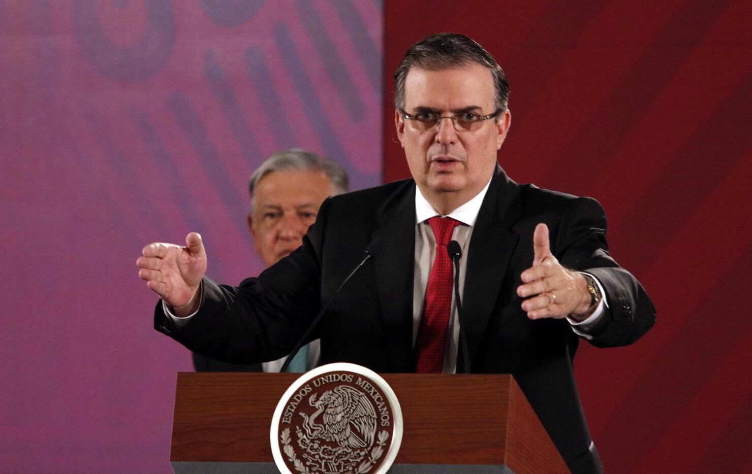 Marcelo Ebrard, secretario de Comercio Exterior de México.(AGENCIA REFORMA)
