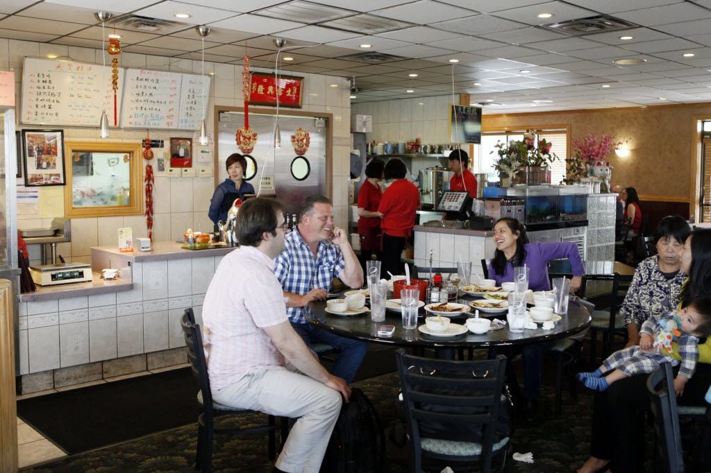 King Chinese BBQ's unassuming dining room