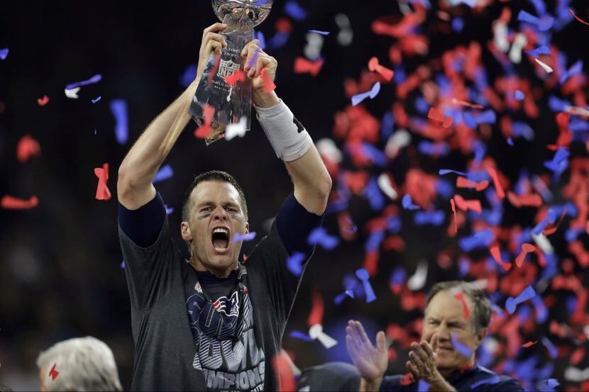 Tom Brady ganó su quinto Super Bowl. Foto AP

