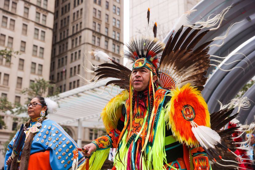 Native American Heritage Month Contest Powwow participants will make a grand entrance Nov....