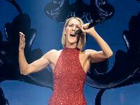 FILE - Singer Celine Dion performs during her Courage tour in Quebec City on Sept. 18, 2019....