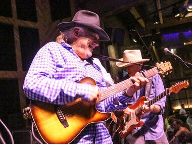 Jerry Jeff Walker performed at The Rustic in Uptown during Texas OU weekend on October 9, 2015.