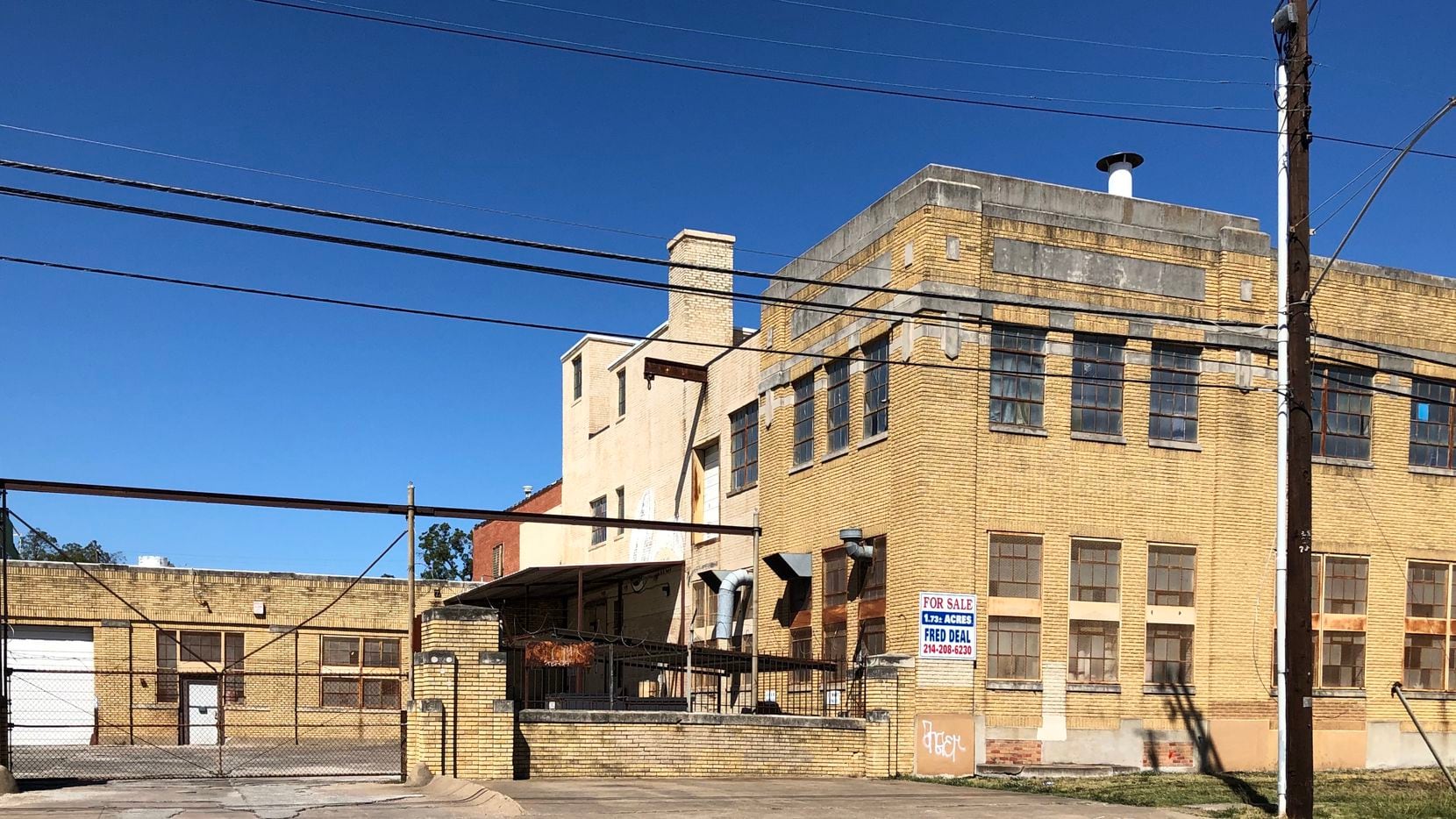 The former Mrs Baird's bakery building is at Carroll and Bryan in East Dallas.