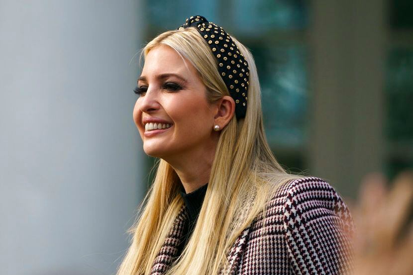Ivanka Trump, hija del presidente Donald Trump, llega a una ceremonia en la Rosadela de la...