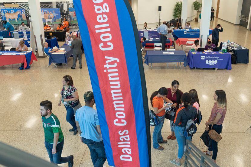 The Dallas County Community College District held their EduCareer Expo at the Briscoe...