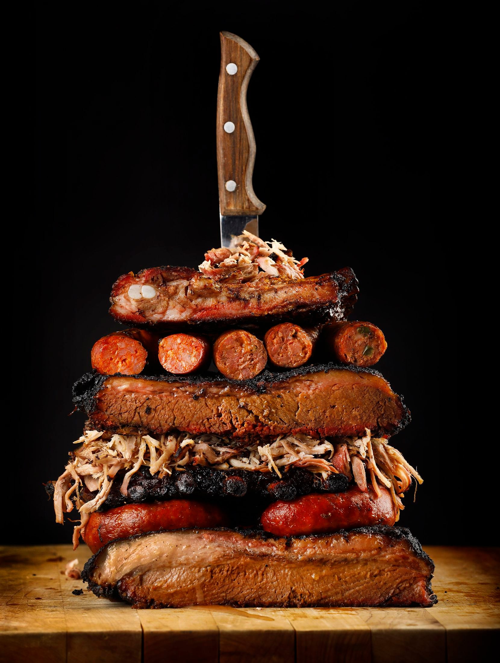 Brisket, ribs, pulled pork and sausage are among the fatty meats that could be staples of...