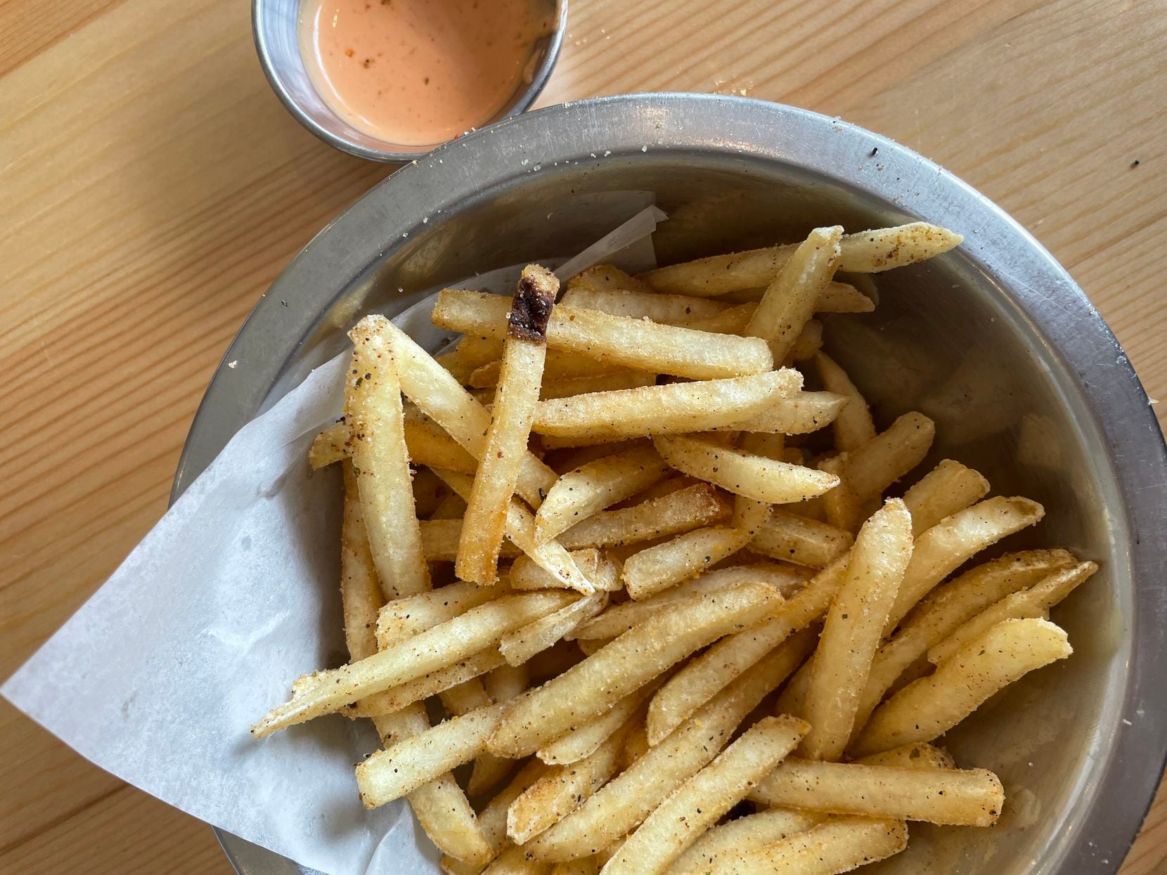 Oishii fries from Okaeri Cafe in Richardson