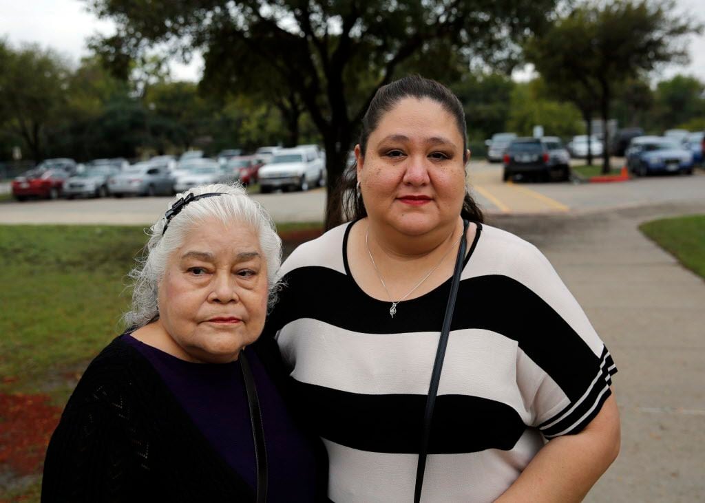 Natalie Tijerina (left) and her granddaughter, Starlet Rodriguez, photographed outside a...