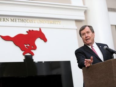 SMU president R. Gerald Turner spoke with The Dallas Morning News on Monday about women's basketball coach Travis Mays. He defended actions taken by athletic director Rick Hart.
