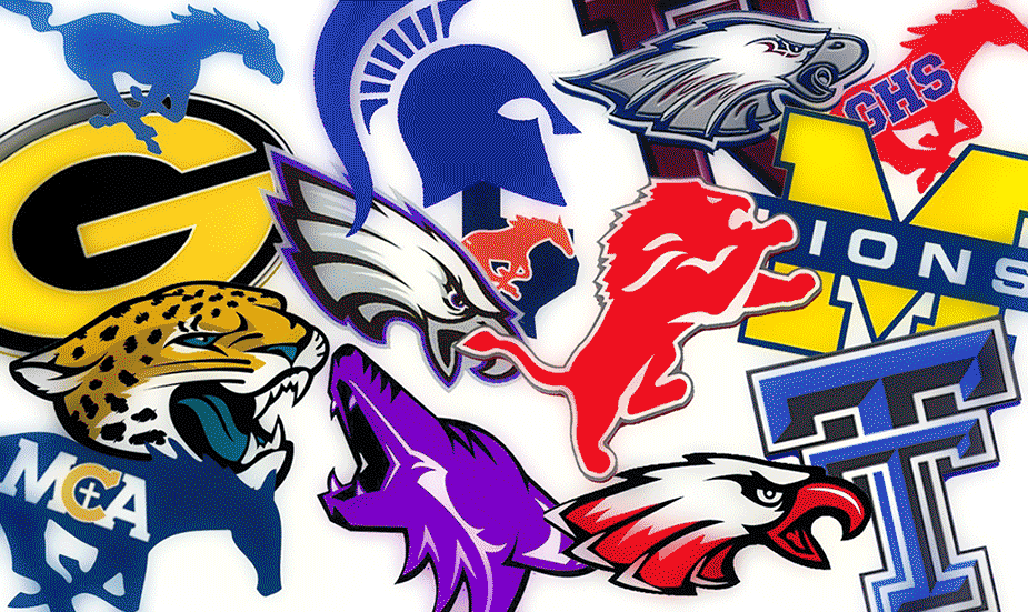 college football team logos