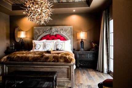 Hotel Lucy's Belvedere room offers a cozy escape in Granbury, about an hour and 15 minutes...