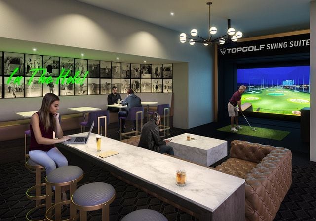 The new Topgolf Swing Suite is planned for the Doubletree hotel on North Central Expressway.