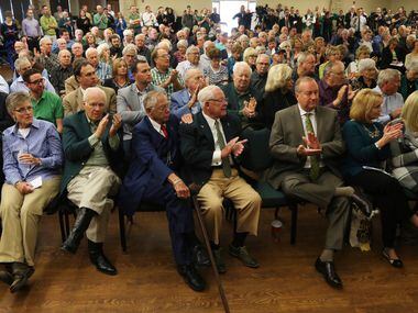 A group of Baylor University supporters gathered for a news conference last year demanding...