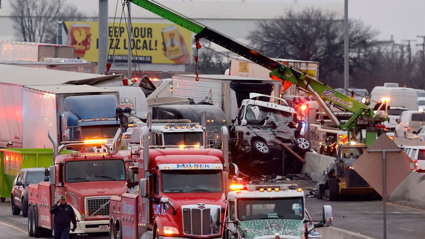 The National Traffic Safety Board released a report Wednesday on the 2021 deadly pileup in...