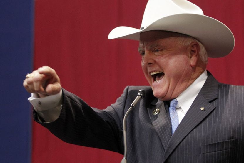 Sid Miller agriculture commissioner at Texas Governor elect Greg Abbott election celebration...