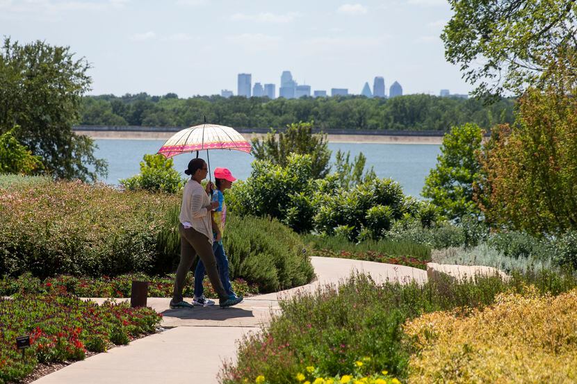 At the Dallas Arboretum, you can stroll the gardens and view the Dallas skyline for the...