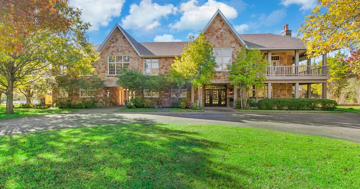 Take a look at the woodwork throughout this DeSoto house on 48 acres