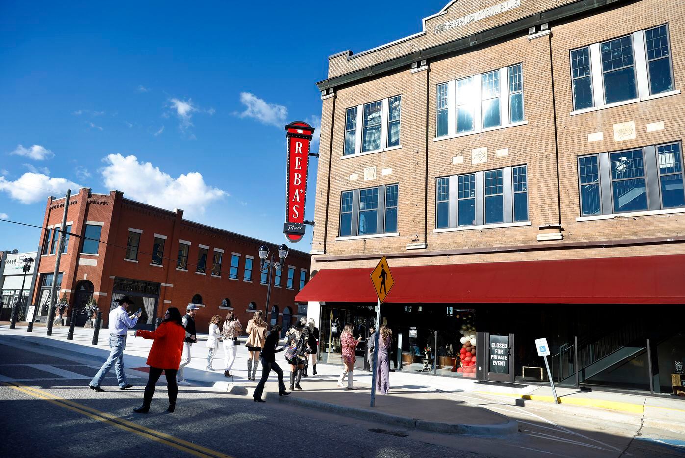 An exterior view of country music legend Reba McEntire’s new restaurant, Reba’s Place, in...