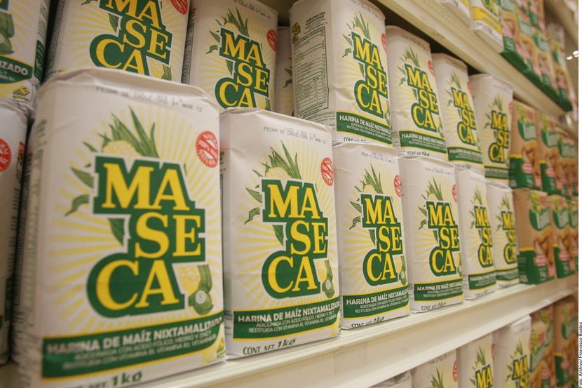 Bolsas de harina de maíz de la marca Maseca, en México.
