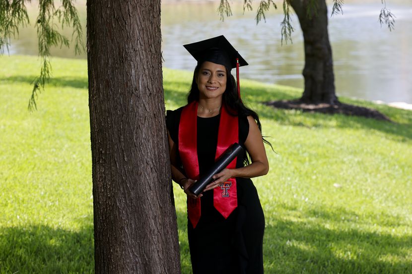 Erica Flores, a single mother of three, recently graduated with her bachelor's degree from...